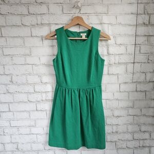 J. CREW Green Dress, XXS